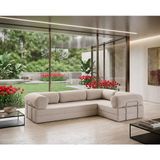 Nestime® 300X200 cm Kapalı Köşe Modüler Sünger Koltuk Takımı| Koşe Koltuk | Yıkanabilir | Çok Fonksiyonlu Yer Yatağıyeny - Krem - 50 DNS BONDEKS SÜNGER