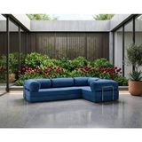 Nestime® 300X200 cm Kapalı Köşe Modüler Sünger Koltuk Takımı| Koşe Koltuk | Yıkanabilir | Çok Fonksiyonlu Yer Yatağıyeny - Lacivert - 50 DNS BONDEKS SÜNGER