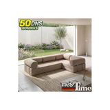 Nestime Nestime® 300X200 Cm Kapalı Köşe Modüler Sünger Koltuk Takımı Bej