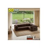 Nestime Nestime® 300X200 Cm Kapalı Köşe Modüler Sünger Koltuk Takımı Kahverengi