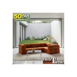 Nestime Nestime® 300X200 Cm Kapalı Köşe Modüler Sünger Koltuk Takımı Turuncu