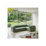 Nestime Nestime® 300X200 Cm Kapalı Köşe Modüler Sünger Koltuk Takımı Yeşil