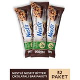 Nestlé Nesfit Çikolatalı Tam Tahıllı Bar 32X23,5G Besleyici İçerik ve Pratik Atıştırmalık - 23,5 gr
