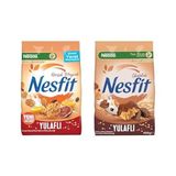 Nestlé Nesfit Seti | Tam Tahıllı Karışık Meyveli Mısır Gevreği, 400 G X1 + Çikolatalı Tam - 0,01 gr