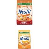 Nestlé Nesfit Tam Tahıllı Karışık Meyveli Mısır Gevreği, 400 G & Nestlé Nesfit Ballı ve B - 0,01 gr