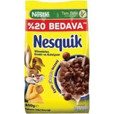 Nestlé Nestle Nesquik Mısır Gevreği 450 gr %20 Bedava