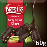 Nestle Antep Fıstıklı Bitter Kare Çikolata 60 G (8'Li Paket)