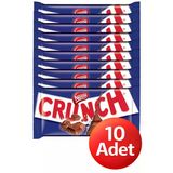 Nestle Crunch Pirinç Patlaklı Sütlü Çikolata 70 gr x 10 Adet