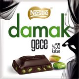 Nestle Damak Gece Antep Fıstıklı Bitter Çikolata 60 G - 8 Adet