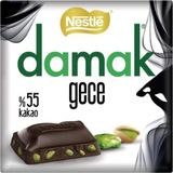 Nestle Damak Gece Antep Fıstıklı Bitter Çikolata 60 Gr 6'Lı Paket