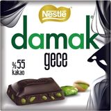 Nestle Damak Gece Antep Fıstıklı Bitter Çikolata Kare 60 gr x 6