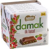 Nestle Damak Ilk Hasat Çikolata 60 G - Yoğun Antep Fıstıklı 2'li Ekonomik Paket - 2 Adet
