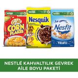 Nestle Kahvaltılık Gevrek Paketi: Nesquık Kakaolu 700G + Nesfıt Sade 700G + Gold Cornflakes 650G - 700 gr