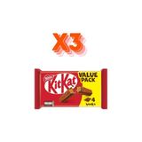 Nestle Kit Kat Çikolata 4 Parmak 36,5 gr x3 - 36 gr