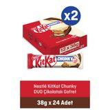 Nestle KitKat Chunky DUO Çikolatalı Gofret 2'Li Set