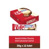 Nestle Kitkat Chunky Duo Çikolatalı Gofret 38 g X12 ADET