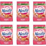 Nestle Nesfit Kırmızı Meyveli Tam Tahıl ve Pirinç Gevreği 400 gr x 6 Adet