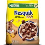 Nestle Nesquik Duo Sütlü Kakaolu Buğday ve Mısır Gevreği 310 gr x 1 Adet