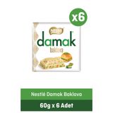 Nestle Nestlé Damak Antep Fıstıklı ve Baklavalı Beyaz Kare Çikolata 60 g x6 Adet