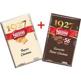 Nestle Professional Bitter Kuvertür %56 Kakao 2.5 kg + Nestle Professional Beyaz Kuvertür 2.5 kg 2'li Set. - 2,5 kg