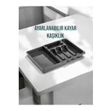 Nesto Home Çekmece İçi Kaşıklık Ayarlanabilir Kayar Kızaklı Organizer