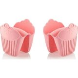 Nesto Home Pembe 2'li Silikon Fırın Eldiveni