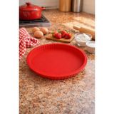 Nesto Home Silikon Turta Kalıbı Yapışmaz Tart ve Kek Kalıbı - Kırmızı