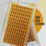 Nesura 10D Hazır Demet Ipek Kirpik 0.07 D Kıvrım 8-15MM Mix Kutu