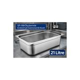 Net Çelik Gastronom Küvet 1/1-150 21 Litre