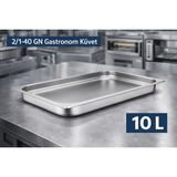 Net Çelik Gastronom Küvet Gn 2/1-40