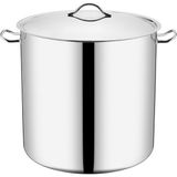 Net Çelik Kapaklı Endüstriyel Silindir Tencere 50X50 cm 98 Litre - Inox