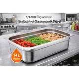 Net Çelik NET ÇELİK Gastronom Küvet 1/1-100 14 Litre