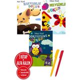 Net Çocuk Yayınları Alfa Kalem+ Ayça Atçı 3 Kitap Set (Gökyüzüne Dokun - Dokun Hisset+Mevsimlere Dokun - Dokun