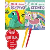 Net Çocuk Yayınları Alfa Kalem+ Ömer Canbir 2 Kitap Set (Dokun Hisset - Minik Unicorn Gezintide+Dokun Hisset - Minik