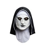 NET MARKET Halloween Silikon Maske İblis Rahibe Valak Başörtülü - Cadılar Bayramı Ve Kostüm Partisi Korku Maskesi