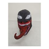 NET MARKET Halloween Silikon Maske Venom Uzon Dilli - Cadılar Bayramı Ve Kostüm Partisi Korku Maskesi