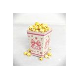 NET MARKET Pembe Fiyonklu Popcorn Mısır Kutusu 8'li Paket - Happy Birthday Temalı Doğum Günü Mısır Kovası (8 Adet)