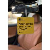 NET REKLAM 2 ADET “KAVAK” Şarkı Sözleri ile (7cm) Dikiz Aynası Süsü > (Bu Hayatı Üzene Mi.. - Nası Sevdin Ama Di Mi..) > Araba Aksesuarları