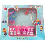 Neta Oyuncak Home Set Yukarı Bak Evi (Ev- Balon Demeti - Bisiklet)