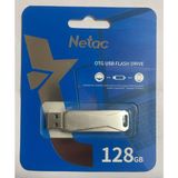 Netac 128GB Type-C + USB 3.0 Flash Bellek - Gümüş