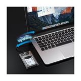 Netac 2.5" Taşınabilir Sabit Disk Kutusu USB 3.0 Hızlı Veri Aktarımı, 5gbps Sata I/ıı/ııı Uyumluluğu, Şeffaf Kasa, WH11 Model, Yüksek Performanslı Hdd/ssd Kutu | WH11 - 01-Siyah