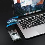 Netac 2.5" Taşınabilir Sabit Disk Kutusu USB 3.0 Hızlı Veri Aktarımı, 5Gbps SATA I/II/III Uyumluluğu, Şeffaf Kasa, WH11 Model, Yüksek Performanslı HDD/SSD Kutu | WH11