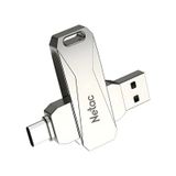 Netac 256Gb Type-C + Usb 3.0 Flash Bellek - Nt03u782c-256G-30Pn