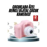 Netafast Çocuklara Özel Fotoğraf Ve Video Çeken Mini Çok Renkli Fotoğraf Makinesi - TEOLSA2769-7269
