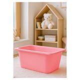 NETAKS Montessori Oyuncak Dolabı Kutusu Saklama Kutusu40,9X29,4X22,5 Cm Çocuklar Için Aktive Kutusu Pembe
