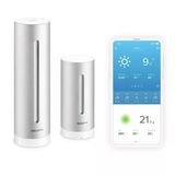 Netatmo Akıllı Hava Durumu İstasyonu - Wifi, Radyo, İç Ve Dış Mekan Sensörü, Hava Durumu Tahmini, Amazon Alexa Ve Apple Homekit, Higrometre,