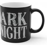 Netavantaj Dark Knight Seramik Çay Kahve Kupası - 001 - Beyaz