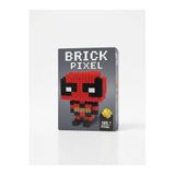 NETAVANTAJ Deadpool Tasarımlı Büyük Parçalı Blok Oyuncak Seti, 195+ Parça, Pixel Brick