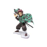 NETAVANTAJ Demon Slayer Kimetsu No Yaiba Tanjiro Fighting Version Aksiyon Figürü, 16 cm