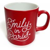 Netavantaj Emily In Paris Seramik Çay Kahve Kupası Kırmızı - 001 - Beyaz